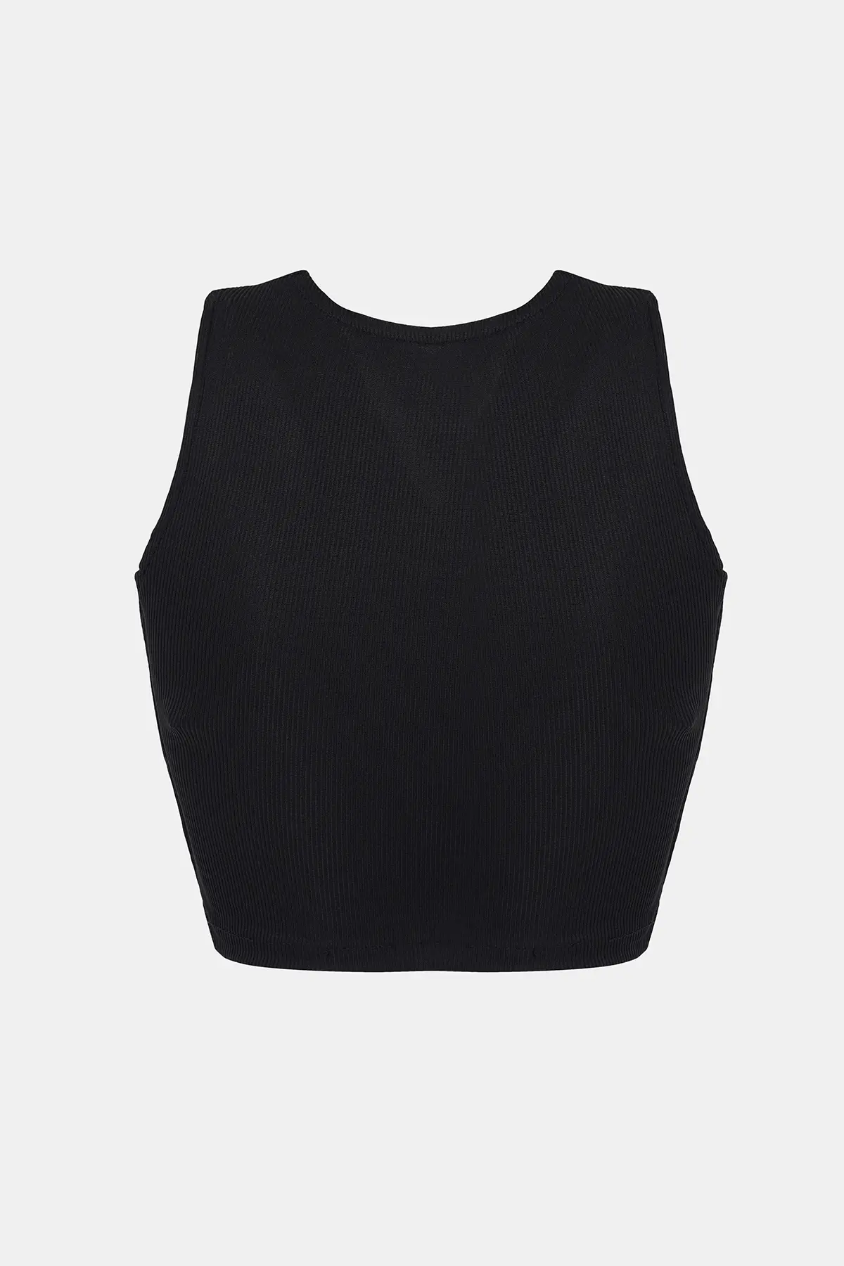 Corset Style Buckle Sleeveless Top