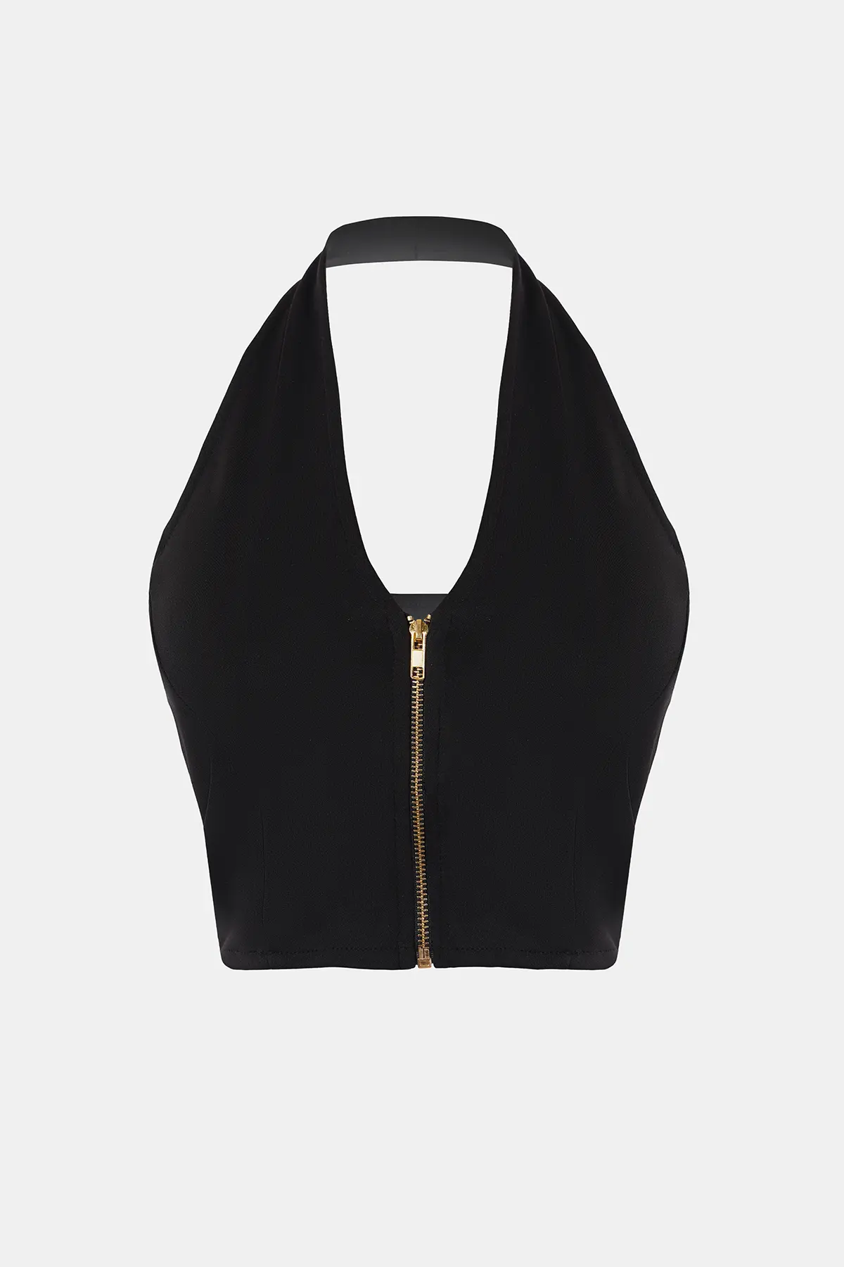 HALTER ZIP FRONT CROP TANK TOP_2