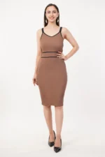 Clasi V-neck Sleeveless Tunic Dress