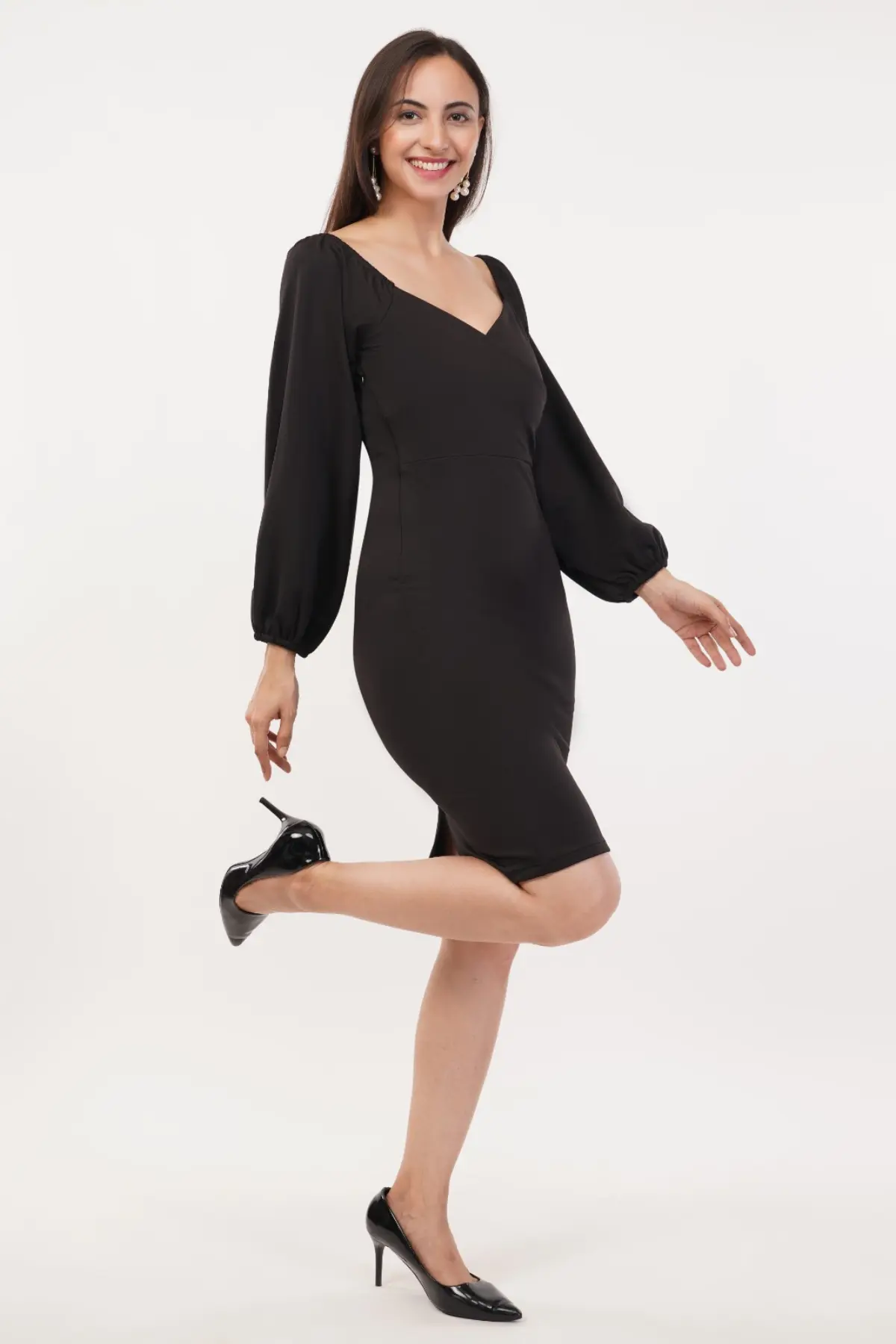 Clasi V-neck Tunic Dress