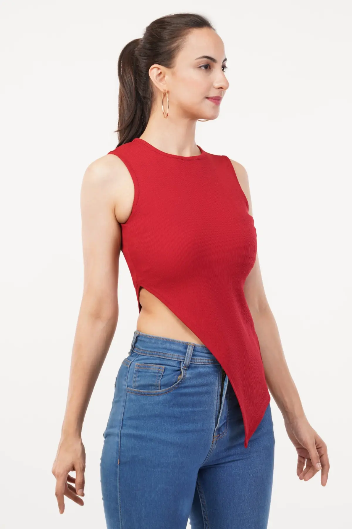 Side slit trendy Top-2