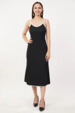 Women Solid Simple Sleeveless Summer Dress